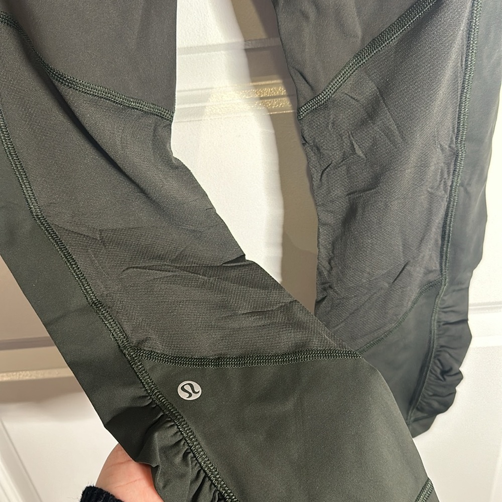 Lululemon Athletica Olive Green Leggings - Picture 4 of 7